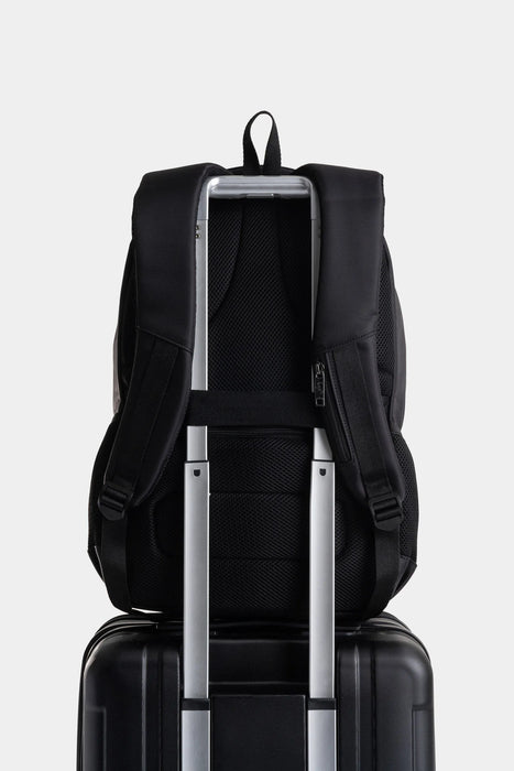 MOCHILA KAISER DE LONA Y CUERO PARA HOMBRE ESTILO URBANO