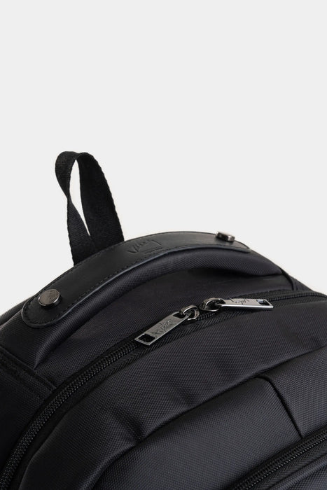 MOCHILA KAISER DE LONA Y CUERO PARA HOMBRE ESTILO URBANO