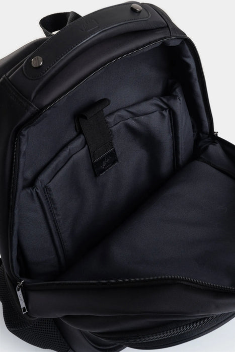 MOCHILA KAISER DE LONA Y CUERO PARA HOMBRE ESTILO URBANO