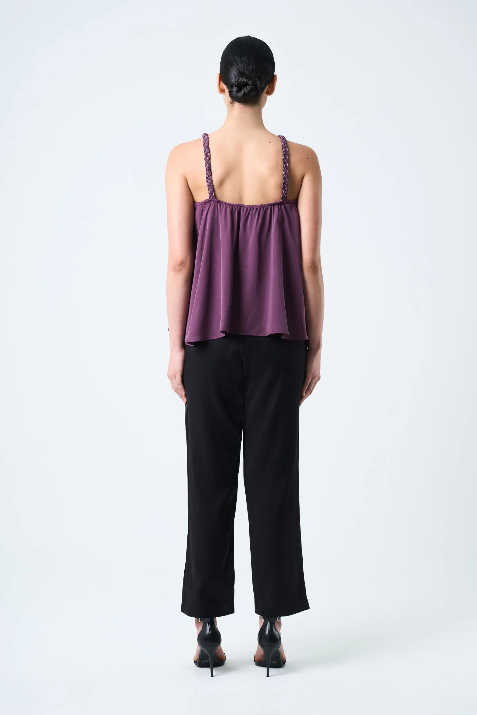 CAMISA CANES FIT HOLGADO PARA MUJER DETALLE TRENZADO