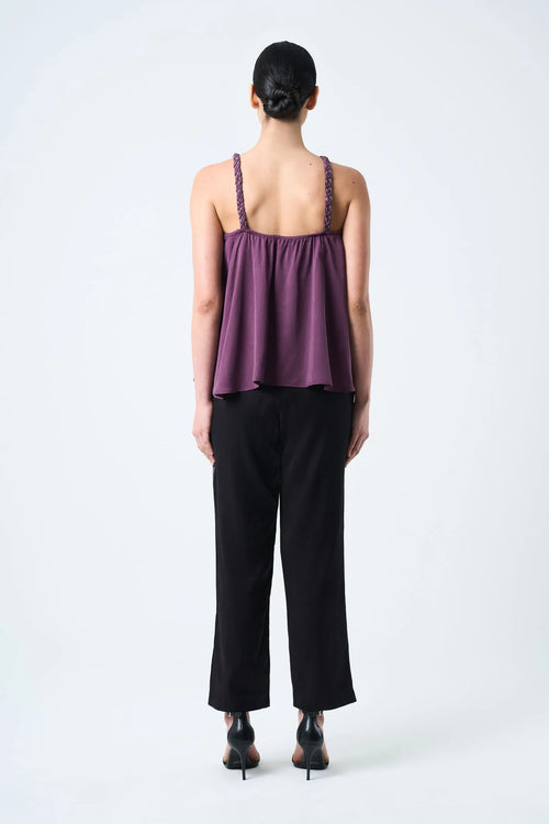 CAMISA CANES FIT HOLGADO PARA MUJER DETALLE TRENZADO