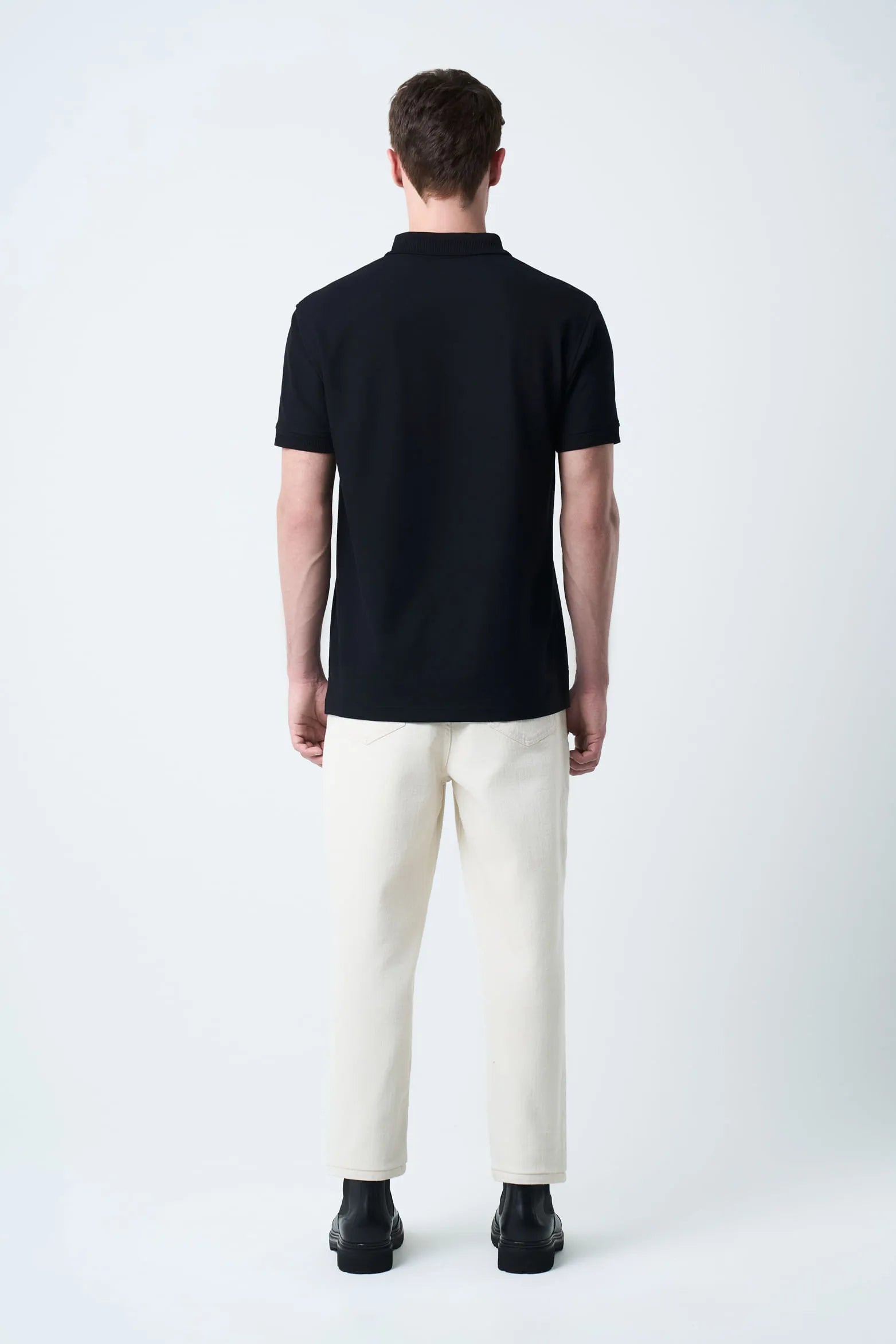 POLO PARA HOMBRE SEMI FIT DETALLE JACQUARD