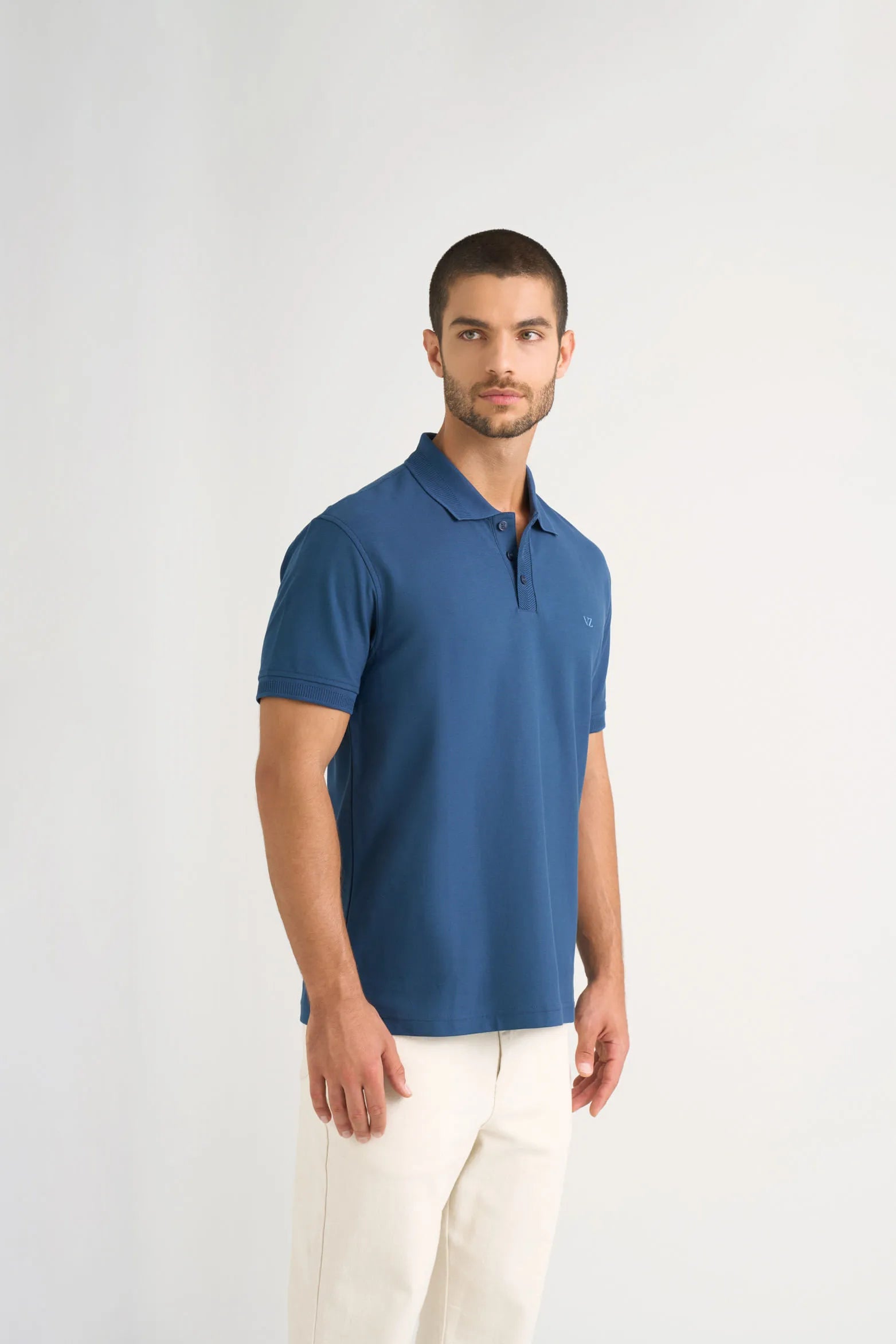 POLO PARA HOMBRE SEMI FIT DETALLE JACQUARD
