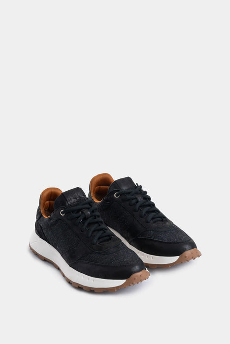 SNEAKERS OCASO DE CUERO PARA MUJER SILUETA DEPORTIVA