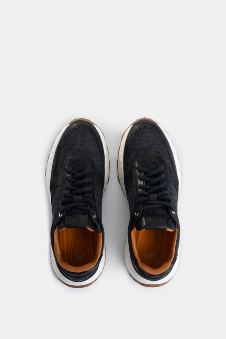 SNEAKERS OCASO DE CUERO PARA MUJER SILUETA DEPORTIVA