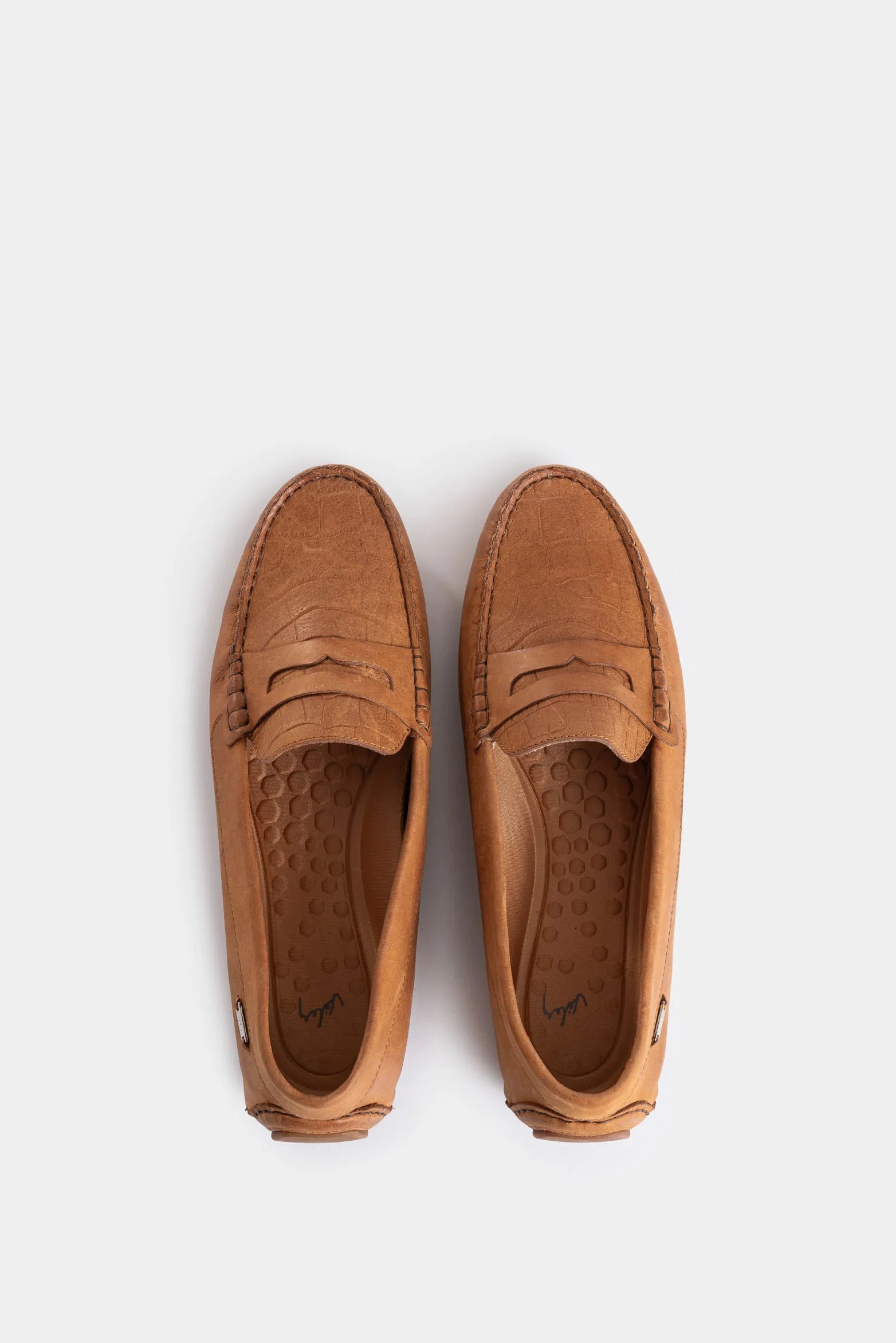 Mocasines Manchester de Cuero Grabado
