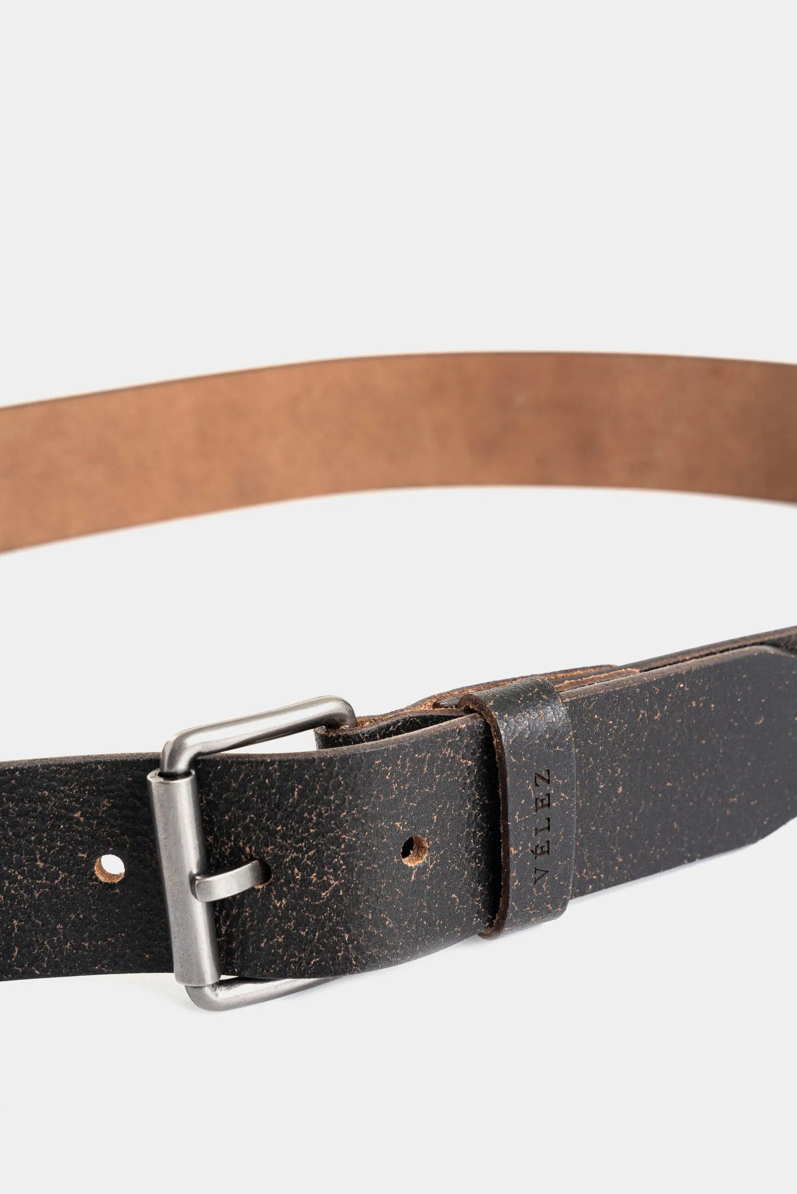 CINTURÓN UNIFAZ MONTT DE CUERO PARA HOMBRE CRAQUELADO