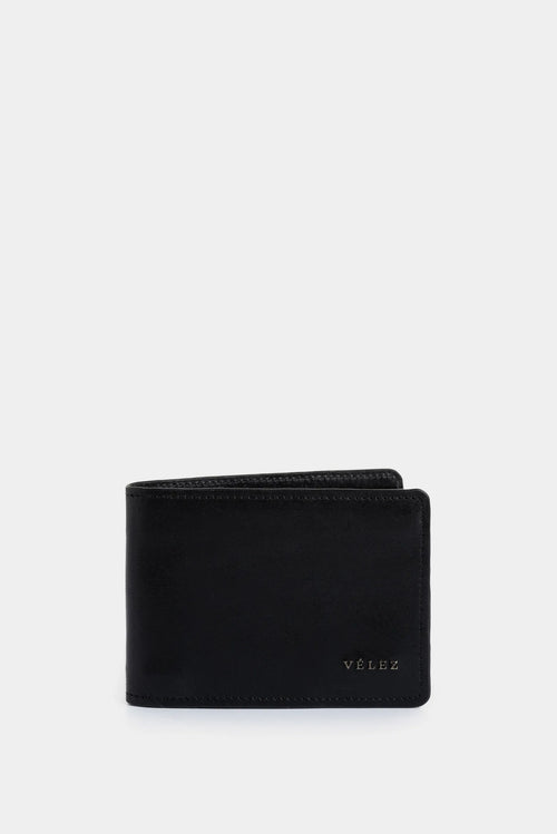 Billetera Montt de cuero para hombre acabado brillo