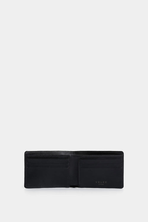 Billetera Montt de cuero para hombre acabado brillo