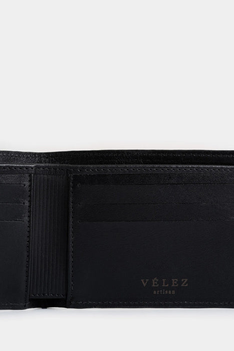 Billetera Montt de cuero para hombre acabado brillo