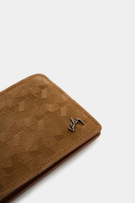 BILLETERA JALISCO DE CUERO PARA HOMBRE PLACA ÓPTICA