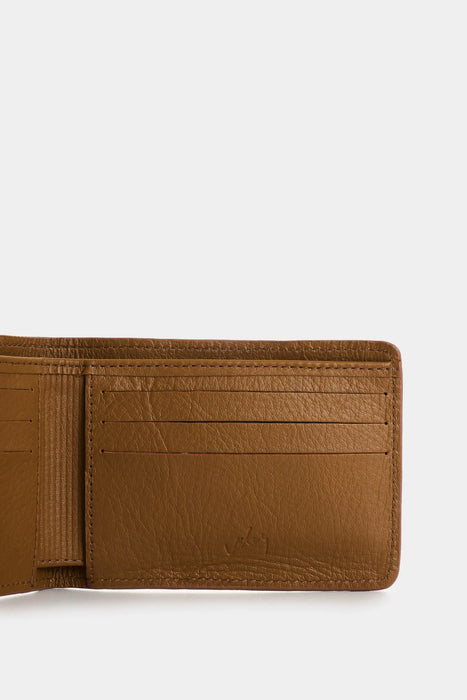 BILLETERA JALISCO DE CUERO PARA HOMBRE PLACA ÓPTICA