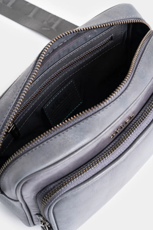 Manos libres Kansas 2 de cuero para hombre Slim