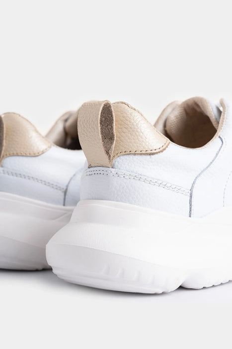 SNEAKERS MORI DE CUERO PARA MUJER SILUETA DEPORTIVA