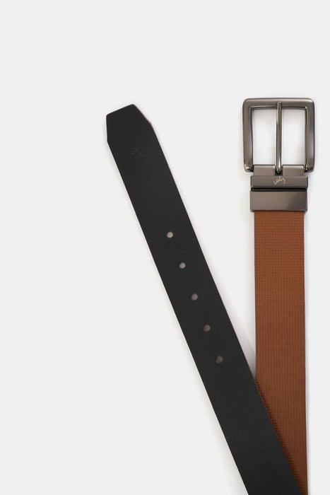 CINTURÓN DOBLE FAZ KALIXTO DE CUERO PARA HOMBRE ATEMPORAL