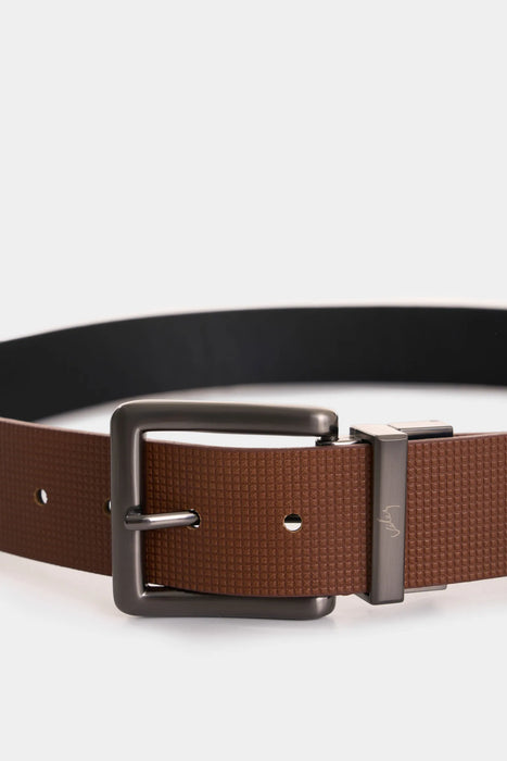 CINTURÓN DOBLE FAZ KALIXTO DE CUERO PARA HOMBRE ATEMPORAL