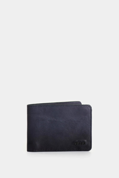 BILLETERA OASIS DE CUERO PARA HOMBRE DETALLE CONTRASTE