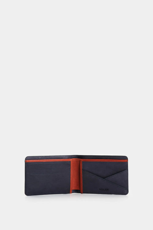 BILLETERA OASIS DE CUERO PARA HOMBRE DETALLE CONTRASTE