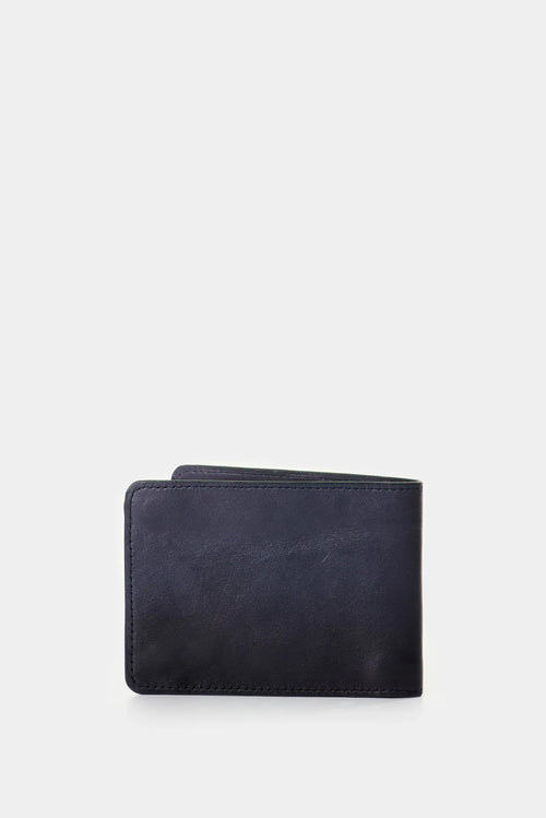 BILLETERA OASIS DE CUERO PARA HOMBRE DETALLE CONTRASTE