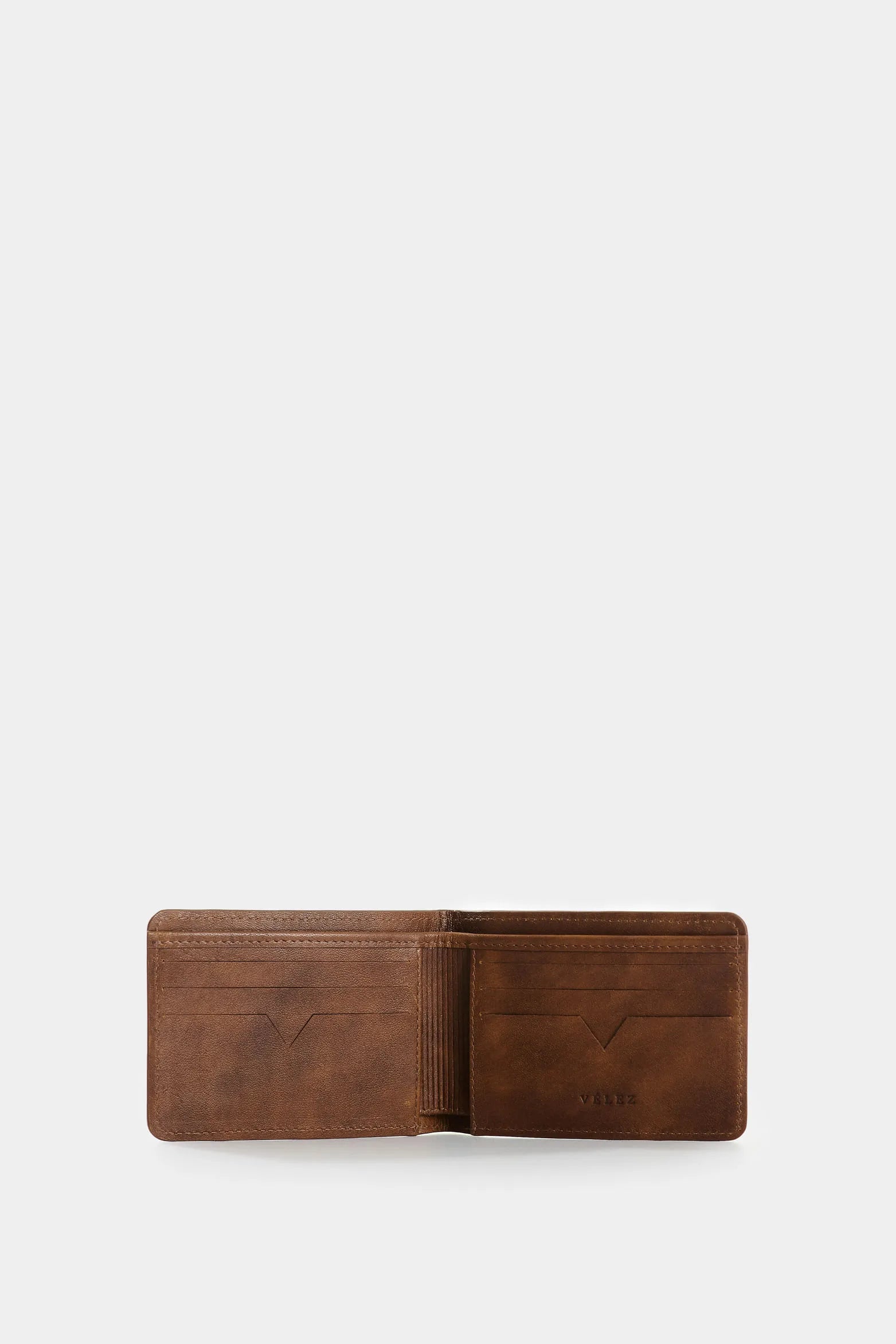 Billetera Muta de cuero para hombre textura