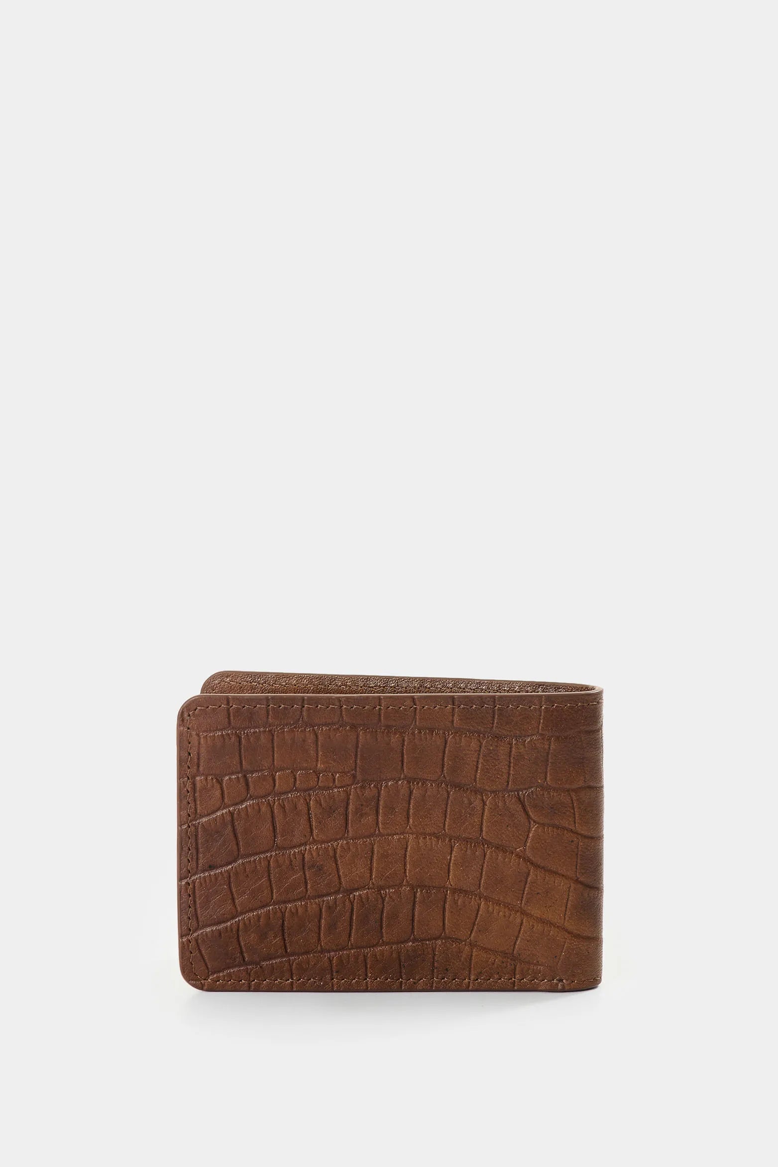 Billetera Muta de cuero para hombre textura