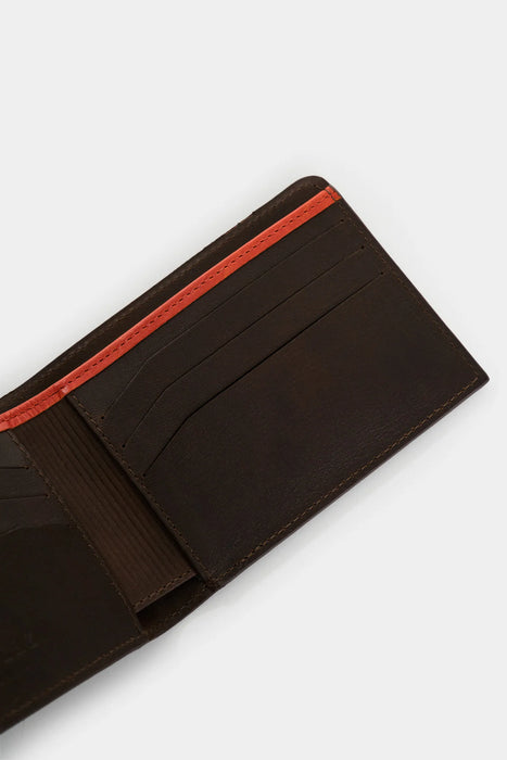 KIT BILLETERA Y MANILLA IVY DE CUERO PARA HOMBRE DETALLE CONTRASTE