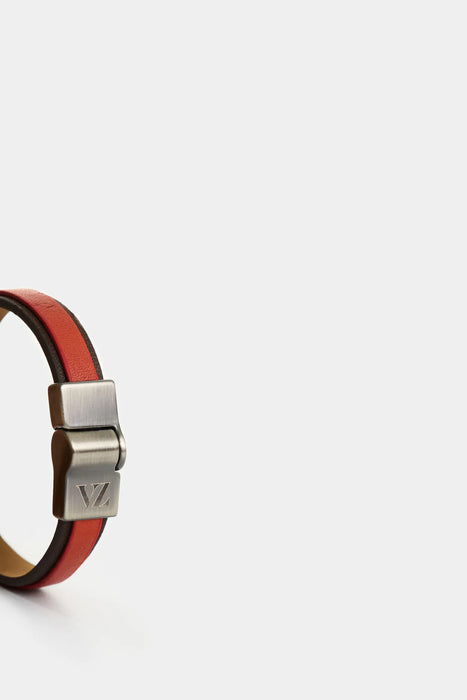 KIT BILLETERA Y MANILLA IVY DE CUERO PARA HOMBRE DETALLE CONTRASTE