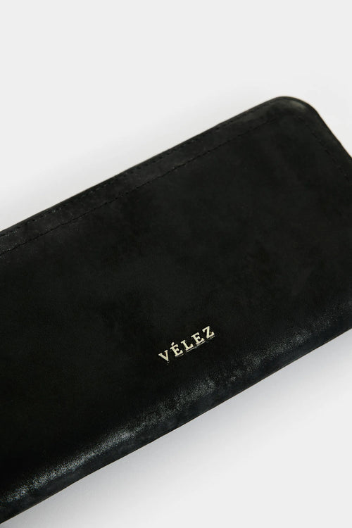 BILLETERA PORTA CHEQUERA DE CUERO PARA MUJER AREZZO