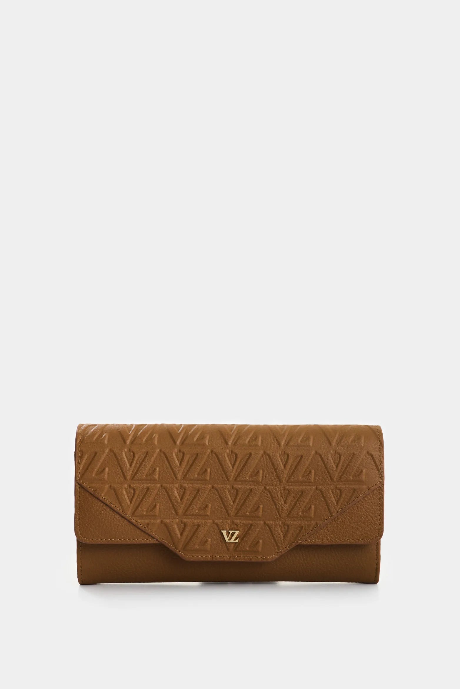 PORTA CHEQUERA DAMASCO DE CUERO PARA MUJER MONOGRAM