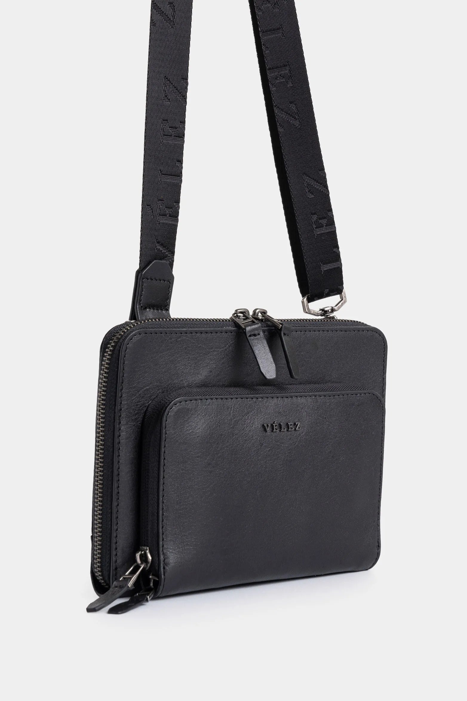 Manos libres Támesis 2 de cuero para hombre silueta cuadrada