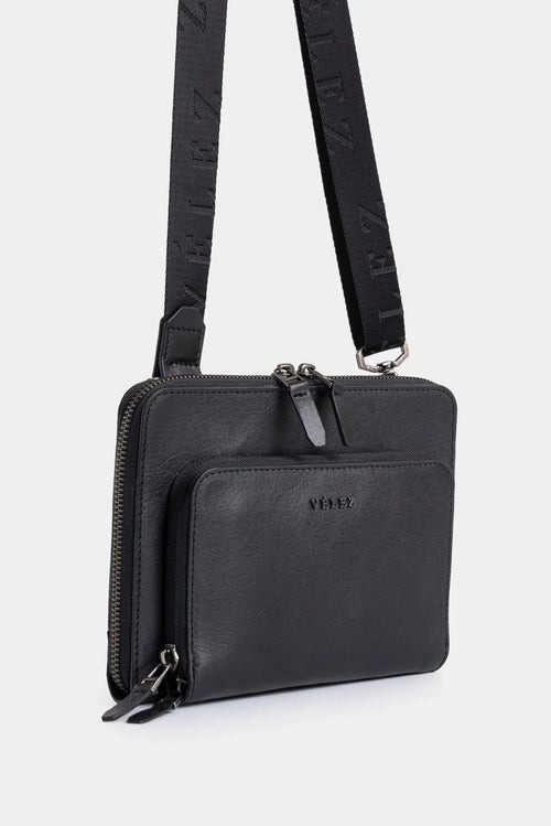 Manos libres Támesis 2 de cuero para hombre silueta cuadrada