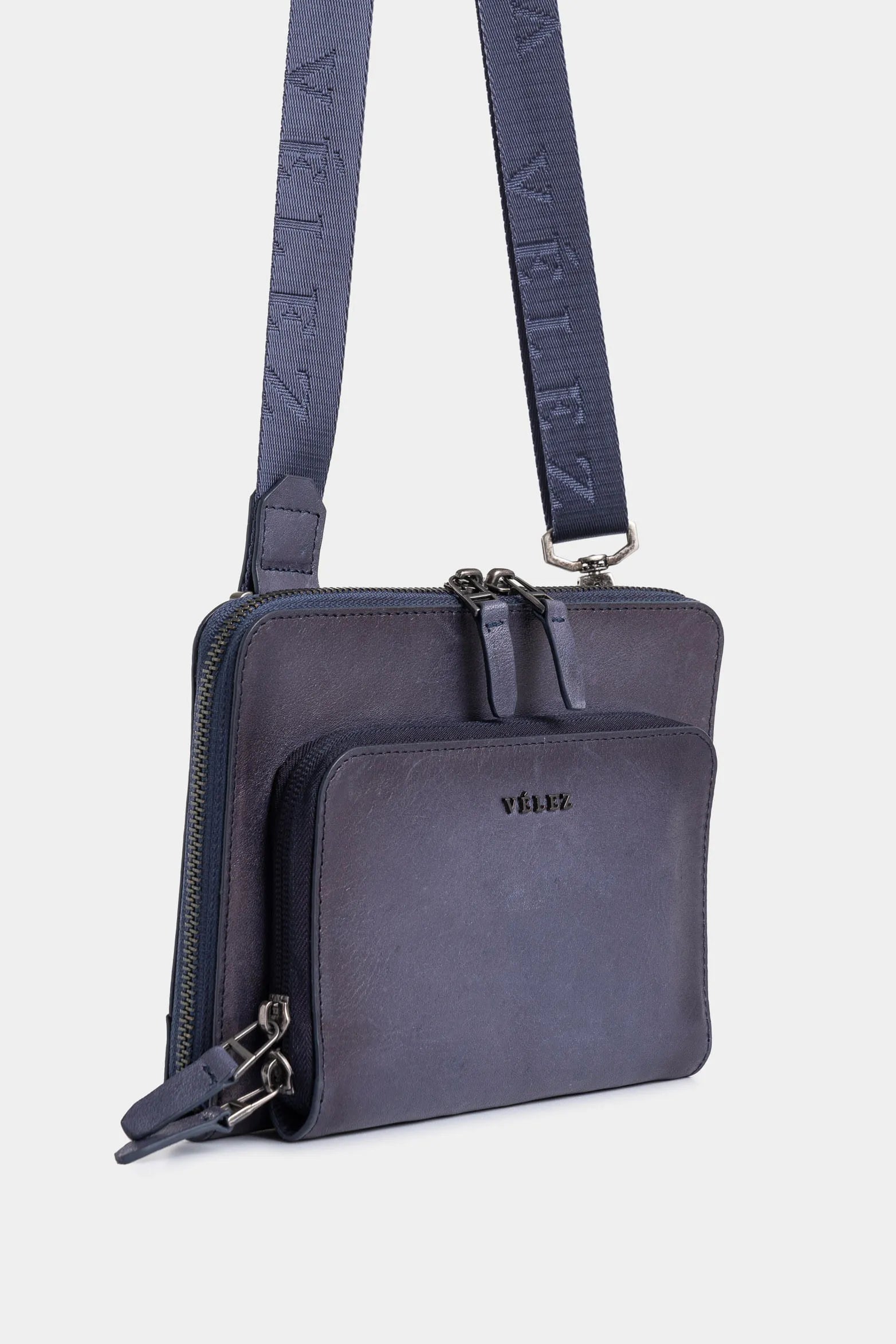 Manos libres Támesis 2 de cuero para hombre silueta cuadrada