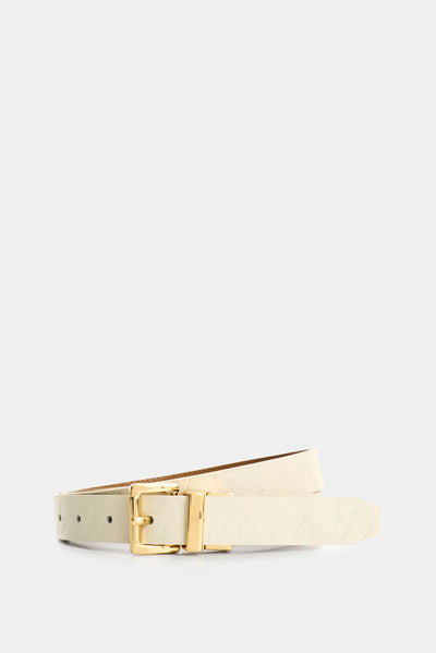 CINTURÓN DOBLE FAZ CALIX DE CUERO PARA MUJER MONOGRAM