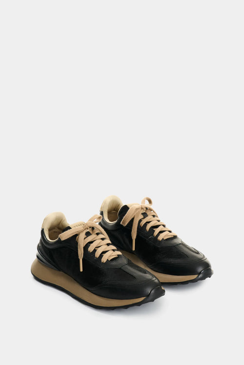 Sneakers de cuero print Elios