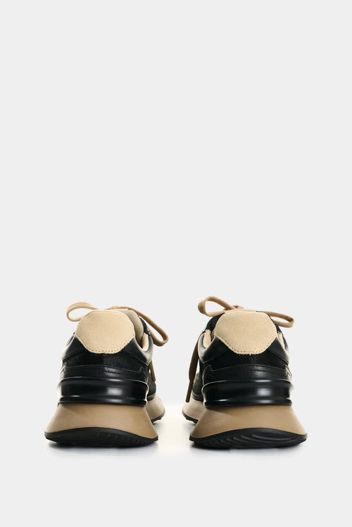 Sneakers de cuero print Elios