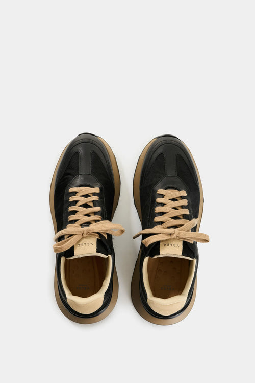 Sneakers de cuero print Elios