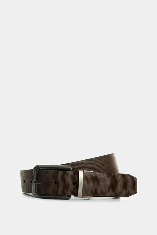 CINTURÓN DOBLE FAZ DE CUERO PARA HOMBRE LUCIAN