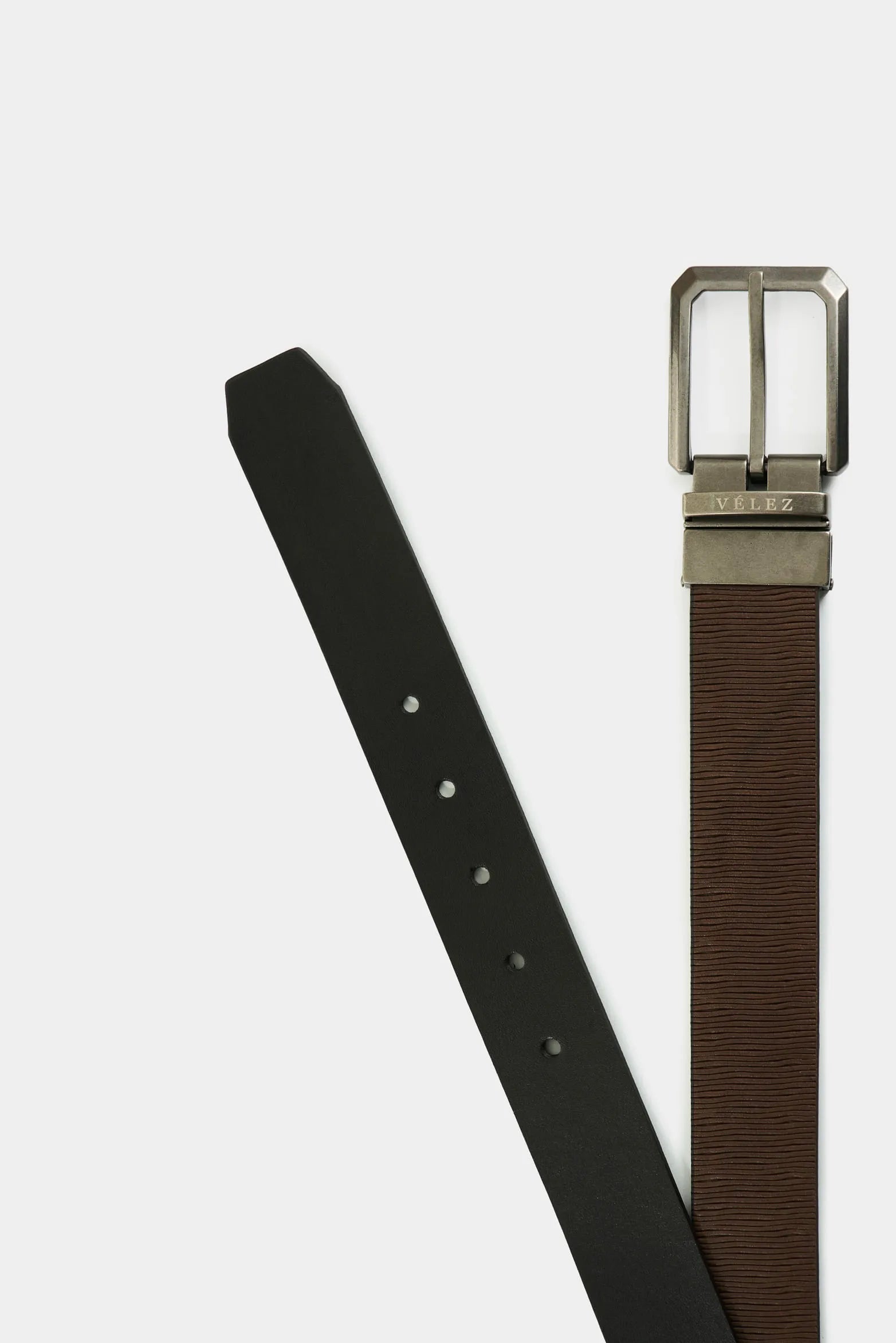 CINTURÓN DOBLE FAZ DE CUERO PARA HOMBRE LUCIAN