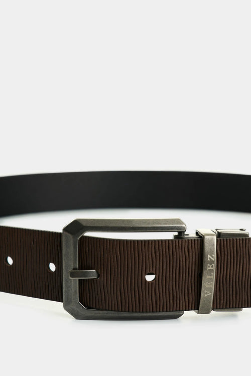 CINTURÓN DOBLE FAZ DE CUERO PARA HOMBRE LUCIAN