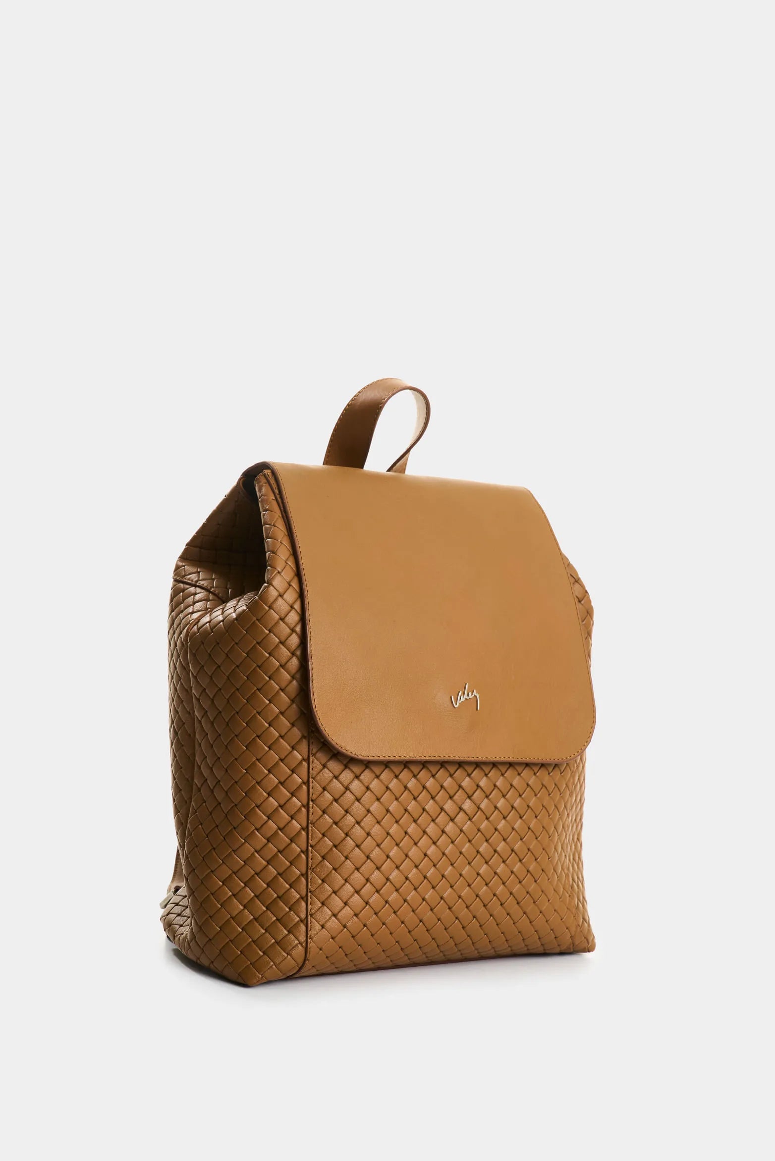 MOCHILA DE CUERO GRABADO PARA MUJER IVORY