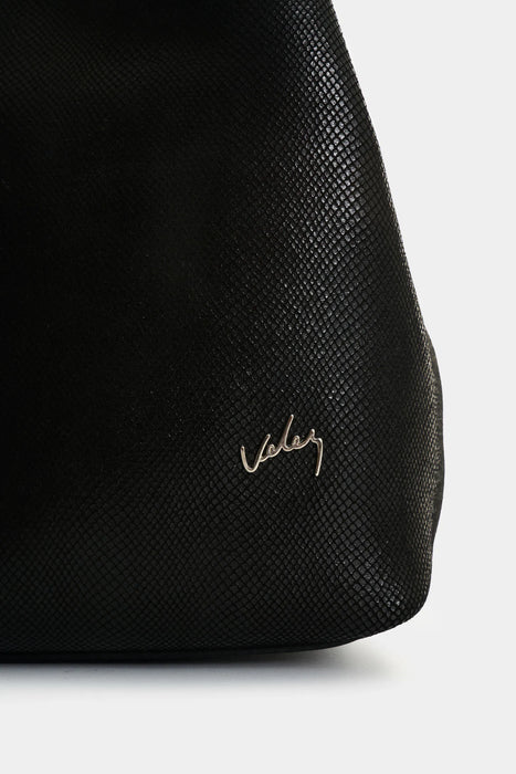 Manos libres de cuero gamuzado y folia para mujer Cruz