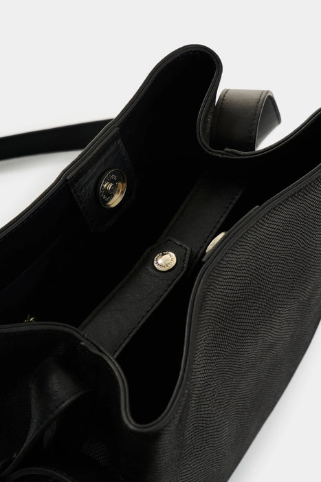 Manos libres de cuero gamuzado y folia para mujer Cruz