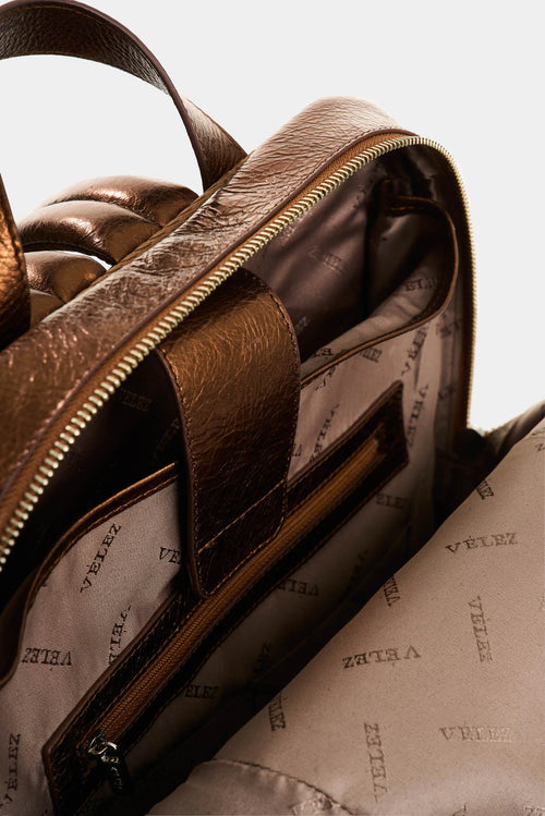 MORRAL DE CUERO FOLIA PARA MUJER GEORGIA