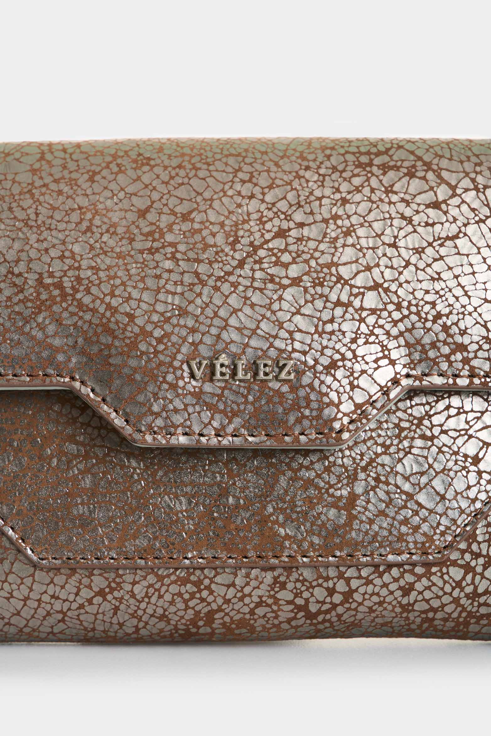 BILLETERA DE CUERO FOLIA PARA MUJER WAVES