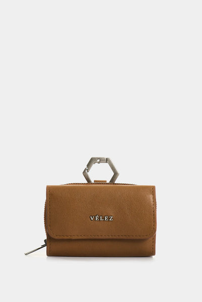 Monedero de cuero para mujer Tropical