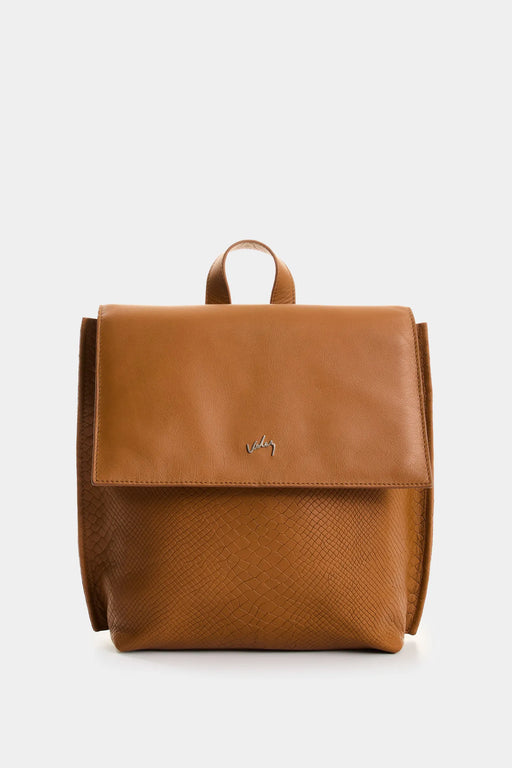 MOCHILA DE CUERO GRABADO PARA MUJER CALA