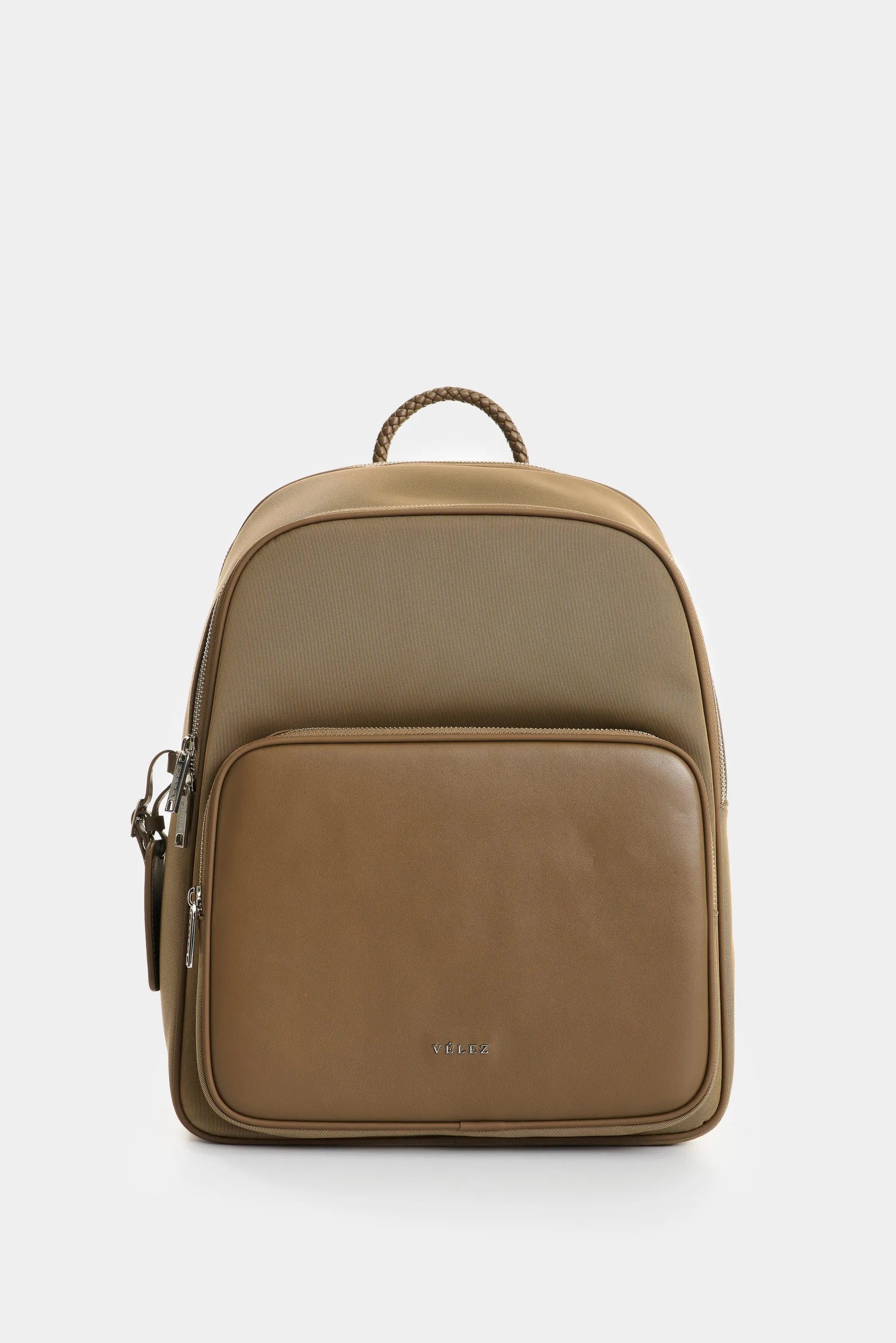 TULA MORRAL DE CUERO Y LONA PARA MUJER LEGAL