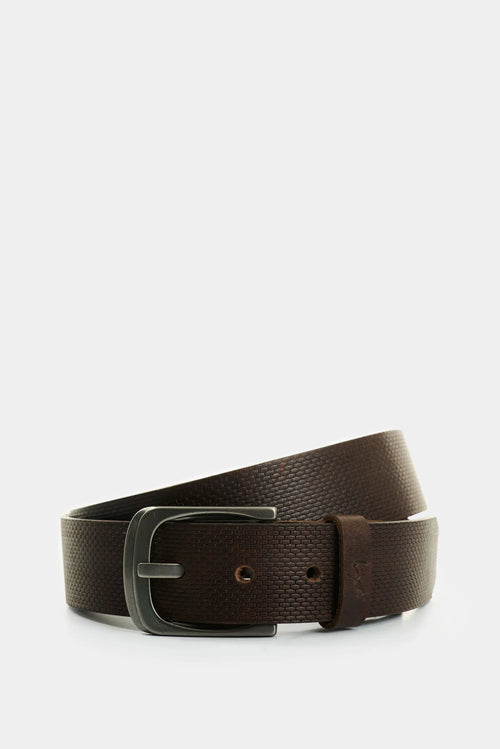 CINTURÓN UNIFAZ DE CUERO PARA HOMBRE KAY