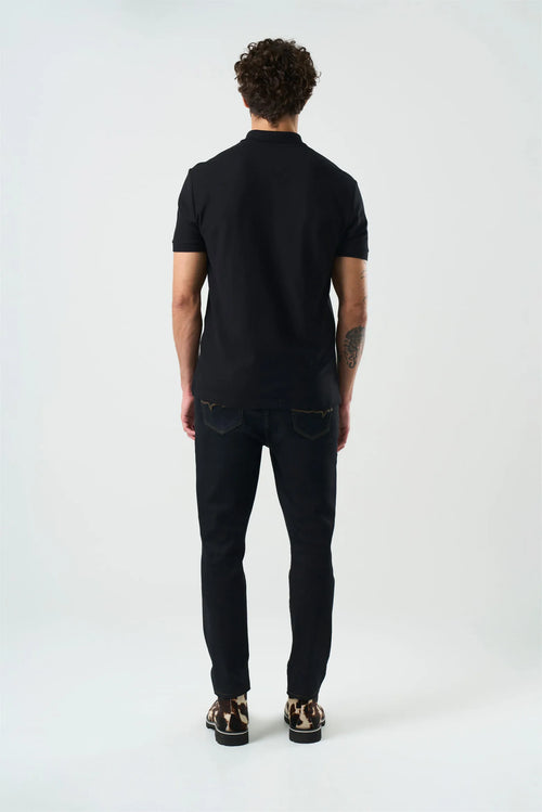 Polo manga corta Essential para hombre textura