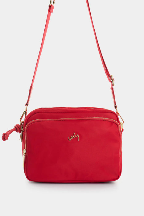 Manos libres en lona y cuero para mujer Square